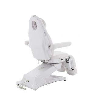 Педикюрное кресло электрическое 2 мотора "ММКП-2/ КО-190DP-03" с РУ с ножной педалью и пультом управления