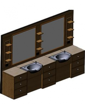 Мужское зеркало барбер "Tivoli 2"