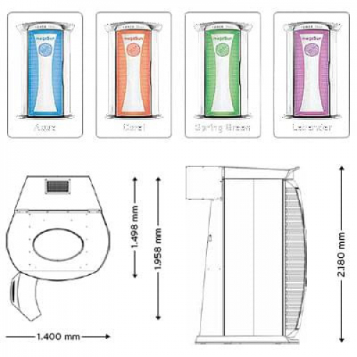 Вертикальный солярий &laquo;MegaSun Tower Space 3000&raquo;