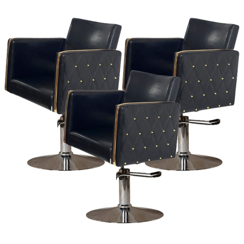 Парикмахерское кресло "Голдиум Блэк Д"