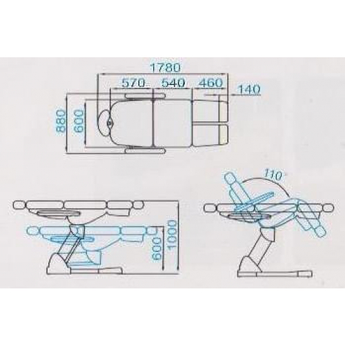 Педикюрное кресло "SD-3869AS"