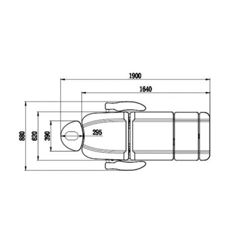 Косметологическое кресло "HZ-3708А" 4 мотора