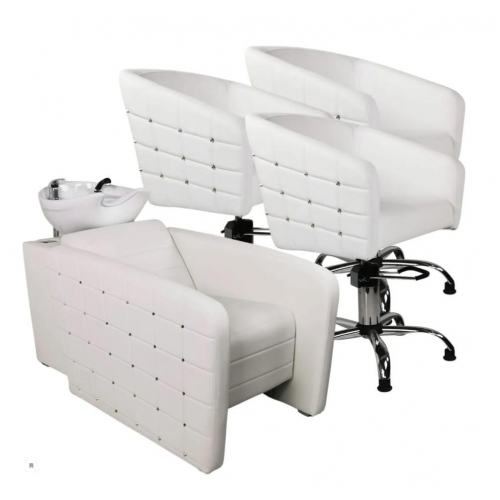 Парикмахерский комплект "Гламрок" белый