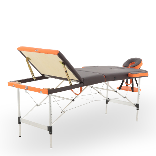 Массажный стол складной алюминиевый "JFAL01A" (3-х секционный) NEW