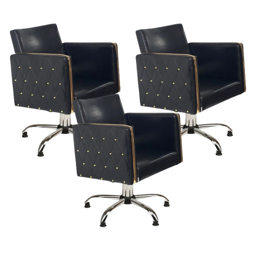 Парикмахерский комплект кресел "Голдиум Блэк"