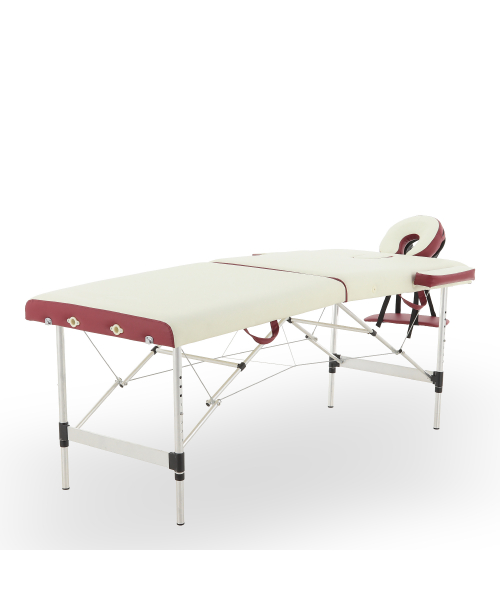 Массажный стол складной алюминиевый "JFAL01A" 2-х секционный NEW