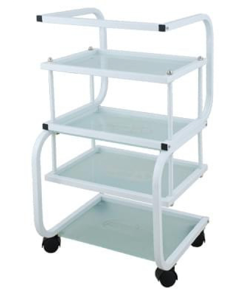 Столик косметологический (металл/стекло) - "н01"